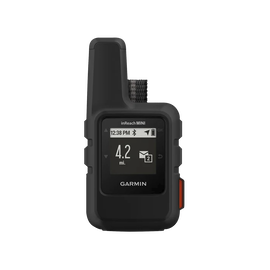 Navegador satelital InReach Mini, Cobertura global mediante la red Iridium, cuenta con botón de emergencia, batería para hasta 50 horas, GPS y brujula.