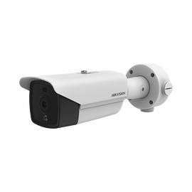 Bala IP Térmica 160 X 120 / Lente 6.2 mm / Termométrica / Detección de Fuego / Detección de Temperatura / PoE / IP66 / Sirena y Luz Intermitente Integrada