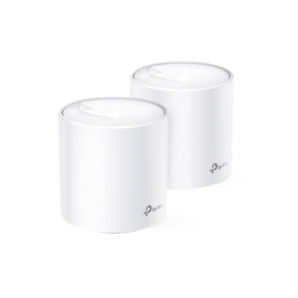 KIT de sistema inalámbrico Deco X60 mesh para hogar, doble banda Wi-Fi 6 (AX), doble puerto Gigabit, 4 antenas internas y compatible con amazon alexa