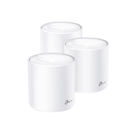 KIT de sistema inalámbrico Deco X60 mesh para hogar, doble banda Wi-Fi 6 (AX), doble puerto Gigabit, 4 antenas internas y compatible con amazon alexa