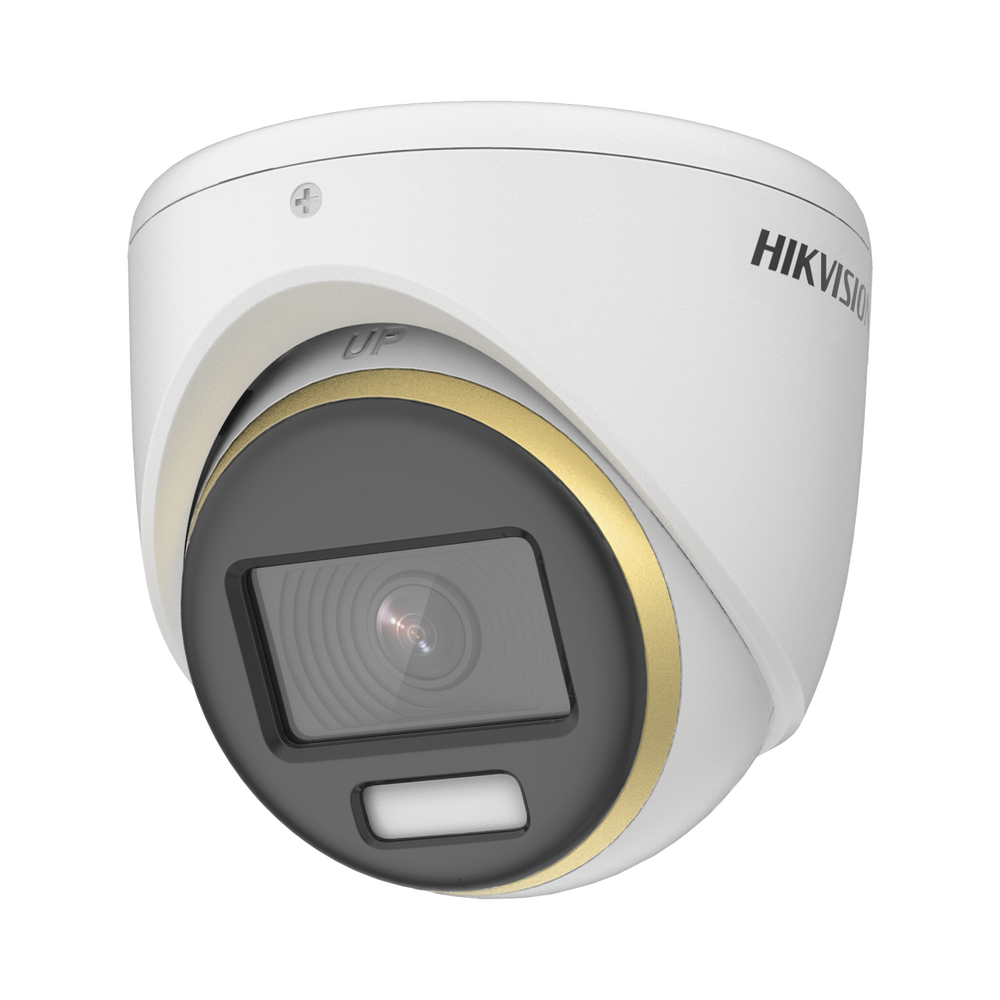 Hikvision Turbo HD with ColorVu DS-2CE70DF3T-MFS - Cámara de videovigilancia (sin objetivo) - torreta - color (Día y noche) - 2 MP - 1080p - montaje M12 - compuesto, AHD, CVI, TVI - DC 12 V