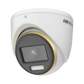 Hikvision Turbo HD with ColorVu DS-2CE70DF3T-MFS - Cámara de videovigilancia (sin objetivo) - torreta - color (Día y noche) - 2 MP - 1080p - montaje M12 - compuesto, AHD, CVI, TVI - DC 12 V