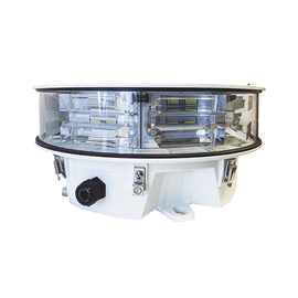 Lámpara de Obstrucción LED Dual Rojo/Blanca de Media Intensidad,  Tipo L-864/865 acorde con FAA AC-70/7460-1L,  (120 Vca).