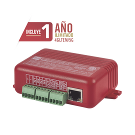 COMUNICADOR DUAL Universal para PANELES DE INCENDIO 4GLTEM - 1 Año de Servicio - Eventos a CMS