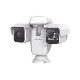 Punta de Poste IP Dual / Térmica 50 mm (384 X 288) + Óptico 40X / 800 mts IR / IP66 / Detección de Temperatura