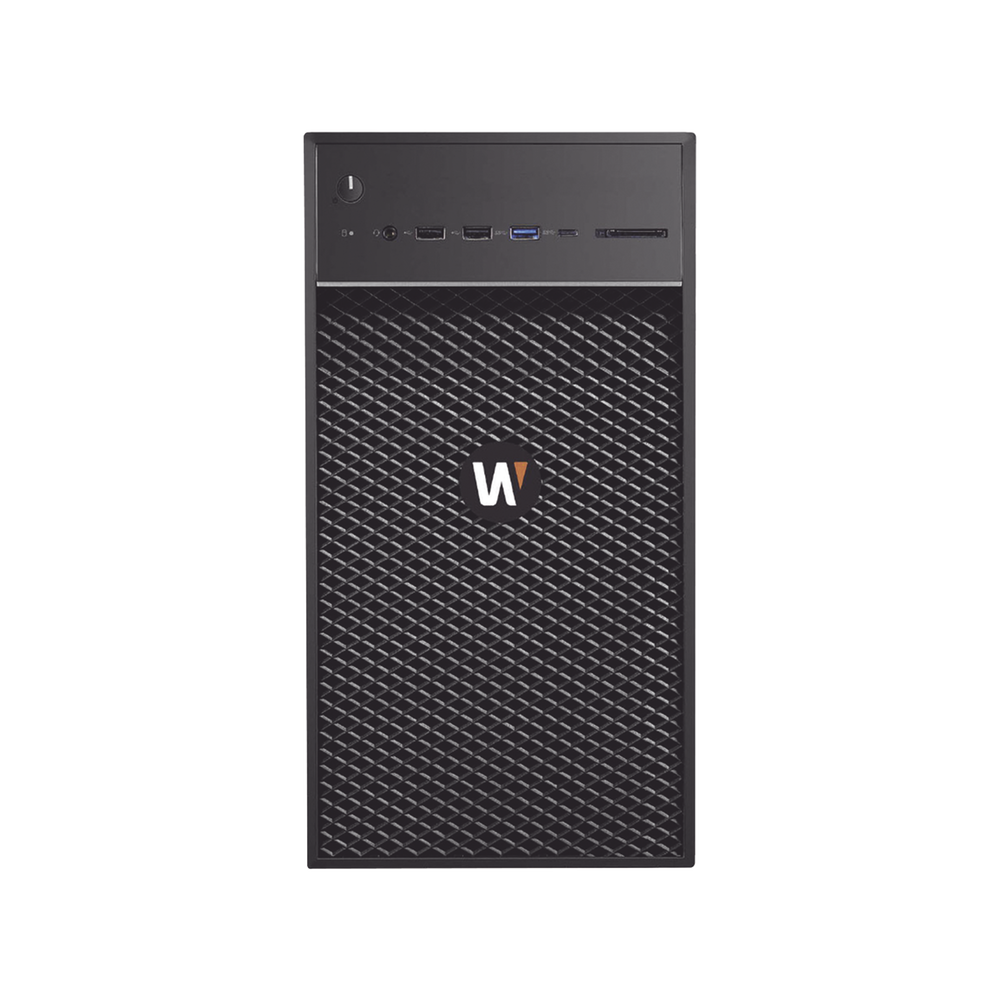 NVR Wisenet WAVE basada en Windows / Incluye licencia WAVE-PRO-04 / 170 Mbps throughput / Incluye 12TB para almacenamiento