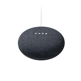 Bocina inteligente Google Nest Mini, con asistente de voz color  Negro