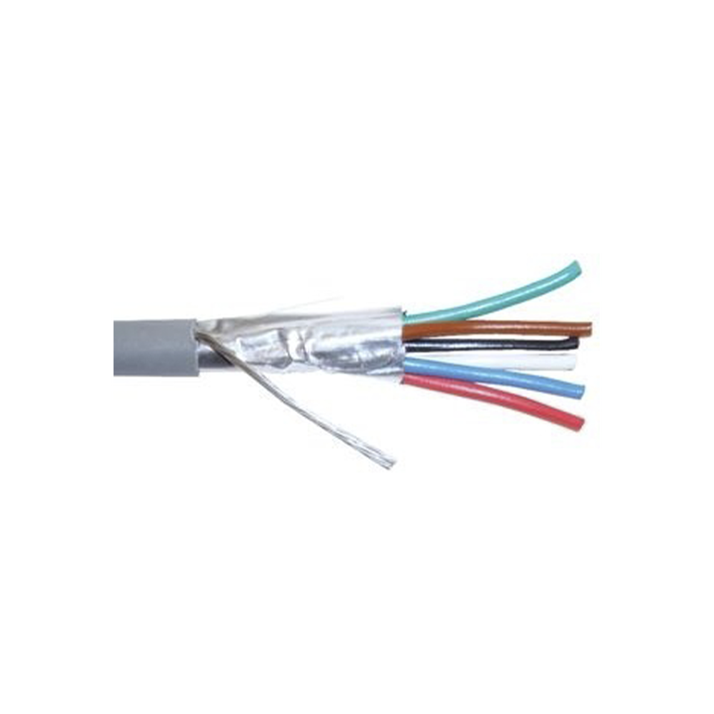 Bobina de cable en color Gris, de 152 metros de 3 pares calibre 20 blindado para aplicaciones en control de acceso, audio e instrumentación