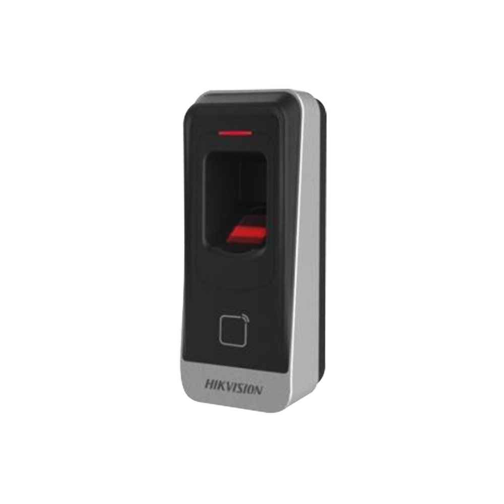 Lector esclavo PROX EM IP65 / Huella Digital / Lector de Tarjetas de Proximidad / RS-485 / Interior y Exterior / Requiere Panel de Control de Acceso DS-K2604,02,01