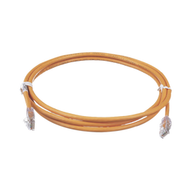 Cable de Parcheo TX6, UTP Cat6, 24 AWG, CM/LSZH, Color Naranja, 7ft