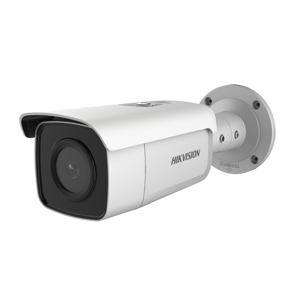 Bala IP 8 Megapixel / Filtro de Falsas Alarmas / Lente 2.8 mm / 60 mts IR EXIR / Exterior IP67 / Sirena y Luz Integrado / Micrófono Integrado / Entrada y Salida de Audio y Alarmas