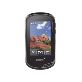 Navegador GPS de mano Oregon 750 con pantalla táctil y cámara de 8 megapíxeles.