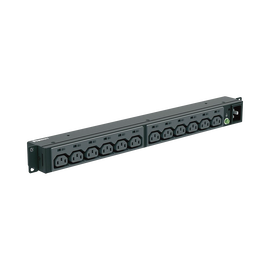 PDU Básico para Distribución de Energía, Enchufe de Entrada NEMA L6-20P, Con 13 Contactos C13, Instalación Horizontal de 19in, 1UR, 20 Amp, 120 o 220 Vca