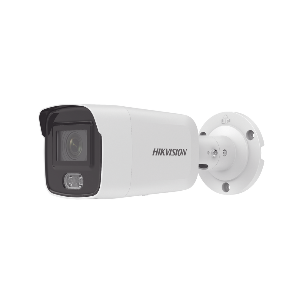 Bullet IP 4 Megapixel / Imagen a Color 24/7 / Lente 2.8 mm / Luz Blanca 40 mts / Micrófono Integrado / WDR 130 dB / Exterior IP67 / Captura Facial / Videoanaliticos (Filtro de Falsas Alarmas)