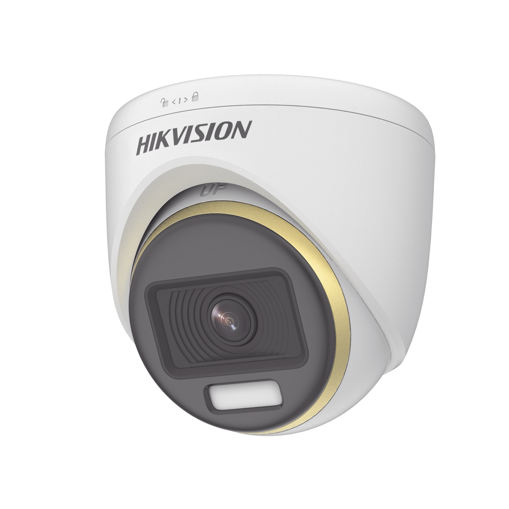 Turret TURBOHD 4K / Imagen a color 24/7 / Lente 2.8 mm / Luz Blanca 40 mts / Exterior IP67 / WDR 130 dB / 4 Tecnologías