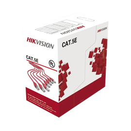 Bobina de Cables UTP 305 mts / Cat5E / 24 AWG / CM / PVC / 100% Cobre / Uso en Interior / Color Blanco