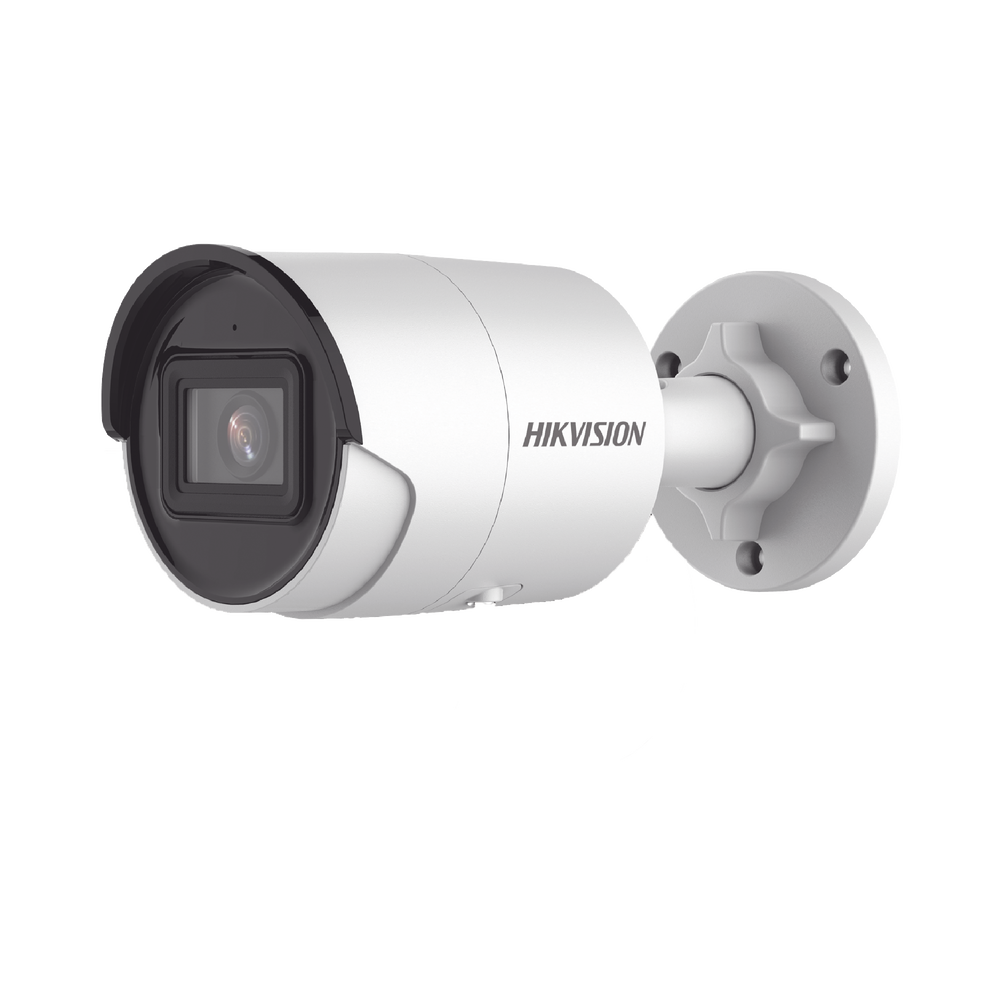 Bala IP 6 Megapixel / Lente 2.8 mm / 40 mts IR EXIR /Exterior IP67 / WDR 120 dB / PoE / Micrófono Integrado / Videoanaliticos (Filtro de Falsas Alarmas) / Ultra Baja Iluminación