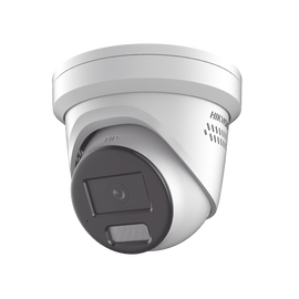 Turret IP 4 Megapixel / Imagen a Color 24/7 / Lente 4 mm / Luz Blanca 30 mts / Exterior IP67 / Luz Intermitente y Alerta de Audio / Micrófono Integrado / Videoanaliticos (Filtro de Falsas Alarmas) / WDR 130 dB / Captura Facial