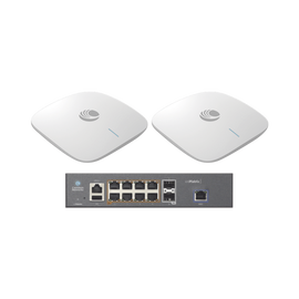 Starter Kit Wi-Fi Empresarial de 2 Access Point XV2-2X y 1 Switch PoE EX1010P