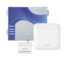 (AX PRO + YONUSA) KIT de Alarma AX PRO / Incluye: 1 Hub / 1 Energizador 2500Mts Lineales / 1 Relevador  0 a 36 VCD (Max. 5 A) con Entrada de Alarma 27/7