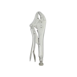 Pinza Ajustable de Presión de 10”. Quijada Curva con Corta Alambre. Acero CR-V