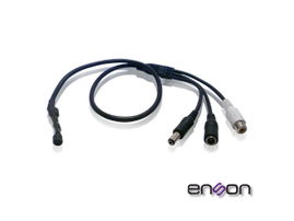 MICROFONO ENSON PA4MIC -35DB OMNIDIRECCIONAL CON PERILLA DE AJUSTE DE GANANCIA 12VDC IN/OUT Y CONECTOR RCA