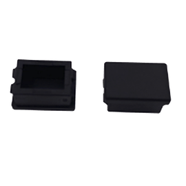 Inserto ciego para placas acopladoras LP-FO-D06 y LP-FO-D12, color negro