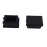Inserto ciego para placas acopladoras LP-FO-D06 y LP-FO-D12, color negro