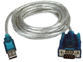 Cable convertidor de USB a Serial DB9 3 Metros Marca XTECH 