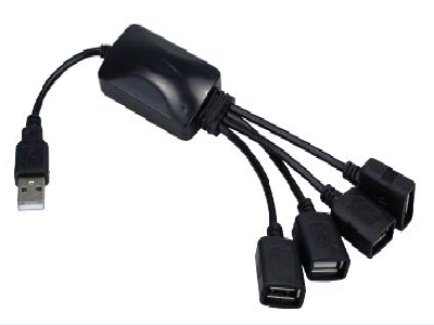 Xtech - USB cable - 4 pin USB Type A - to 4 USB hub adapt Xtech - USB cable - 4 pin USB Type A - to 4 USB hub adapt