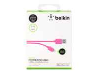 Belkin MIXIT Cable de carga y sincronización Lightning a USB - Cable Lightning - Lightning macho a USB macho - 1.2 m - rosa