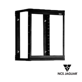 RACK PARED NCS JAGUAR NCS-AWM-8 8UR PREPARADO PARA ANCLAJE EN PARED UR MARCADAS  MARCO DE RACK ABATIBLE POSTES PARA TORNILLO 12-24 5/8 CAPACIDAD DE CARGA 45 KG IDEAL PARA SOLUCIONES DONDE EL ESPACIO ES REDUCIDO CUMPLE CON NORMA EIA