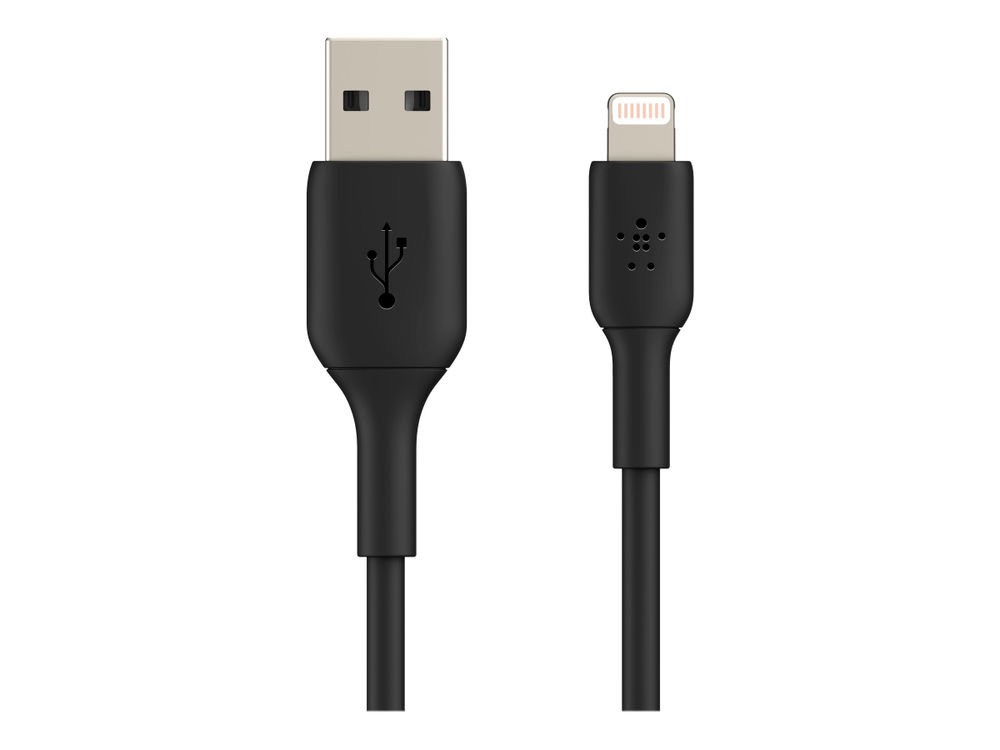 Belkin BOOST CHARGE - Cable Lightning - Lightning macho a USB macho - 1 m - negro - para Apple 10.5-inch iPad Pro; 12.9-inch iPad Pro (2nd generation); iPhone 11, 11 Pro, 11 Pro Max, 8, XR, XS, XS Max