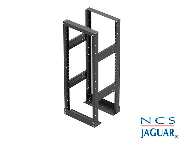 RACK VERT 1RA-45-19E-1N 4POSTES 45UR NCS JAGUAR AUTOSOPORADO CAPACIDAD DE CARGA DE 1000 KG PREPARADO PARA ANCLAJE EN PISO O TECHO POSTES PARA TORNILLO 12-24 5/8 INCLUYE HERRAMIENTA PARA SU ARMADO PROFUNDIDAD AJUSTABLE CUMPLE CON NORMA EIA