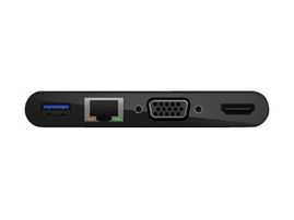 Belkin - Adaptador de carga y multimedia - USB-C - VGA, HDMI - 1GbE