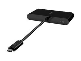Belkin - Adaptador de carga y multimedia - USB-C - VGA, HDMI - 1GbE