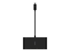 Belkin - Adaptador de carga y multimedia - USB-C - VGA, HDMI - 1GbE