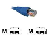 Nexxt - Cable de interconexión - RJ-45 (M) a RJ-45 (M) - 3m - UTP - CAT 5e - moldeado, trenzado - azul