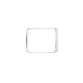 Bisel cromado con empaque para luces Quadraflare 9X7