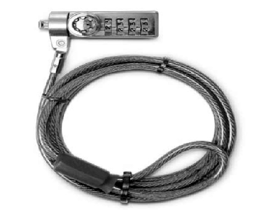 Klip Xtreme - Notebook locking cable - combo and key Klip Xtreme - Notebook locking cable - combo and key