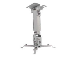 Klip Xtreme KPM-580W - Kit de montaje (pies, montaje en techo inclinado) - para proyector - aluminio, acero - blanco - se puede instalar en el techo