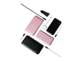 Belkin Pocket Power - Cargador portátil - 10000 mAh - 2.4 A - 2 conectores de salida (USB) - en el cable: Micro-USB - negro