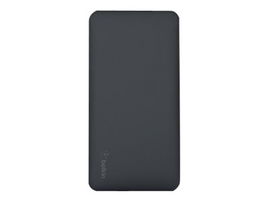Belkin Pocket Power - Cargador portátil - 10000 mAh - 2.4 A - 2 conectores de salida (USB) - en el cable: Micro-USB - negro