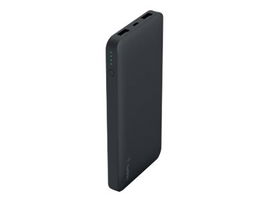 Belkin Pocket Power - Cargador portátil - 10000 mAh - 2.4 A - 2 conectores de salida (USB) - en el cable: Micro-USB - negro