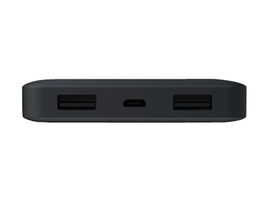 Belkin Pocket Power - Cargador portátil - 10000 mAh - 2.4 A - 2 conectores de salida (USB) - en el cable: Micro-USB - negro