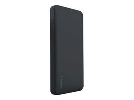 Belkin Pocket Power - Cargador portátil - 10000 mAh - 2.4 A - 2 conectores de salida (USB) - en el cable: Micro-USB - negro