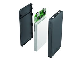 Belkin Pocket Power - Cargador portátil - 10000 mAh - 2.4 A - 2 conectores de salida (USB) - en el cable: Micro-USB - negro