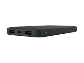 Belkin Pocket Power - Cargador portátil - 10000 mAh - 2.4 A - 2 conectores de salida (USB) - en el cable: Micro-USB - negro