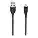 Belkin DuraTek Plus - Cable Lightning - USB macho a Lightning macho - 1.22 m - negro - para Apple iPad/iPhone/iPod (Lightning)