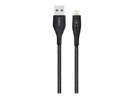 Belkin DuraTek Plus - Cable Lightning - USB macho a Lightning macho - 1.22 m - negro - para Apple iPad/iPhone/iPod (Lightning) Belkin DuraTek Plus - Cable Lightning - USB macho a Lightning macho - 1.22 m - negro - para Apple iPad/iPhone/iPod (Lightning)